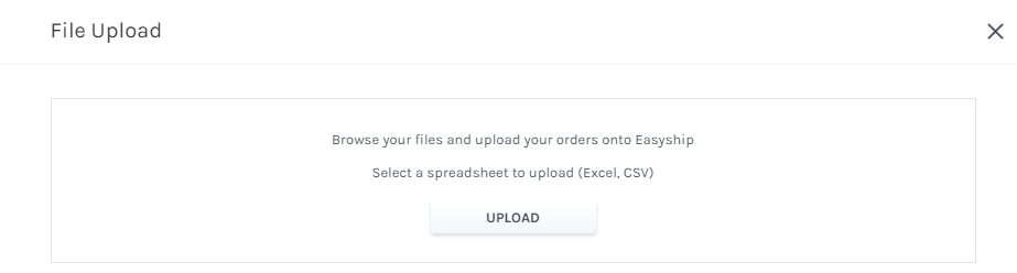 Saving Back Crowd Ox CSV Template in the Easyship Dashboard