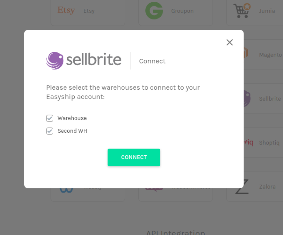 Connect Sellbrite to your Easyship Account